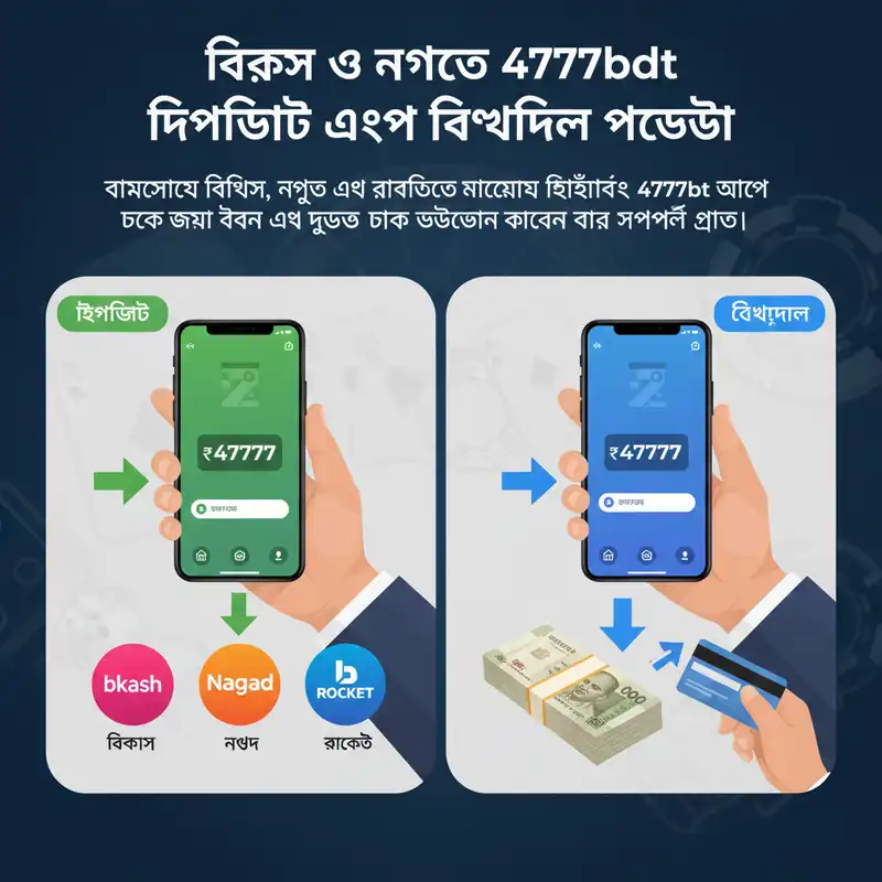 47777bdt ডিপোজিট এবং উইথড্রল পদ্ধতি